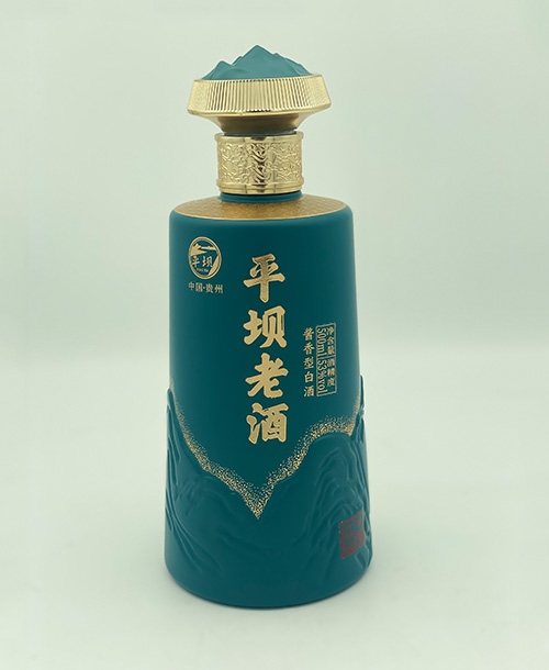 噴釉烤花酒瓶廠家